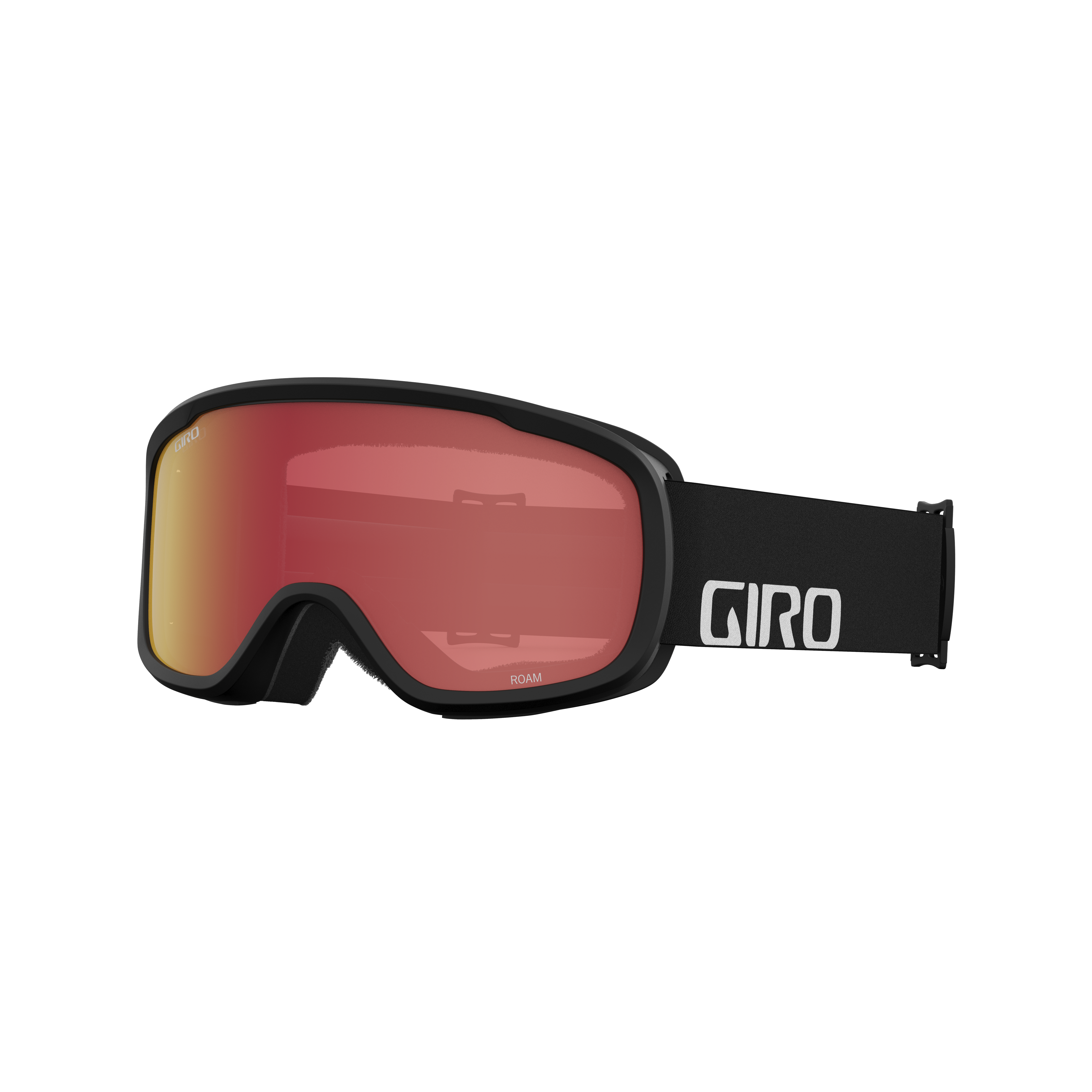 Giro Roam black wordmark amber scarlet/ye matte black/carbon