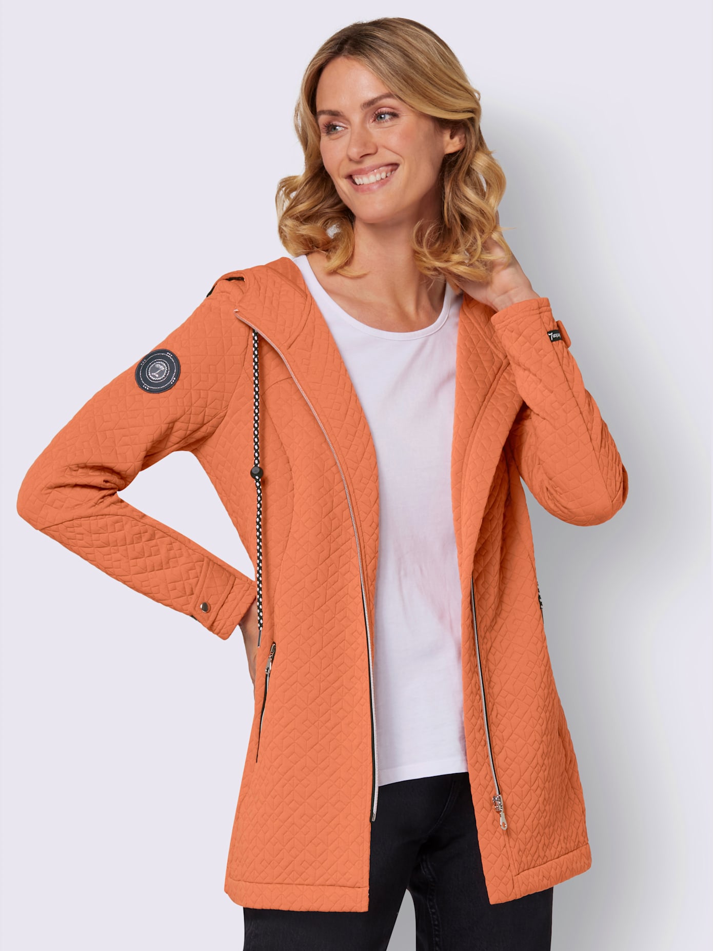 Veste en jersey longueur amovible