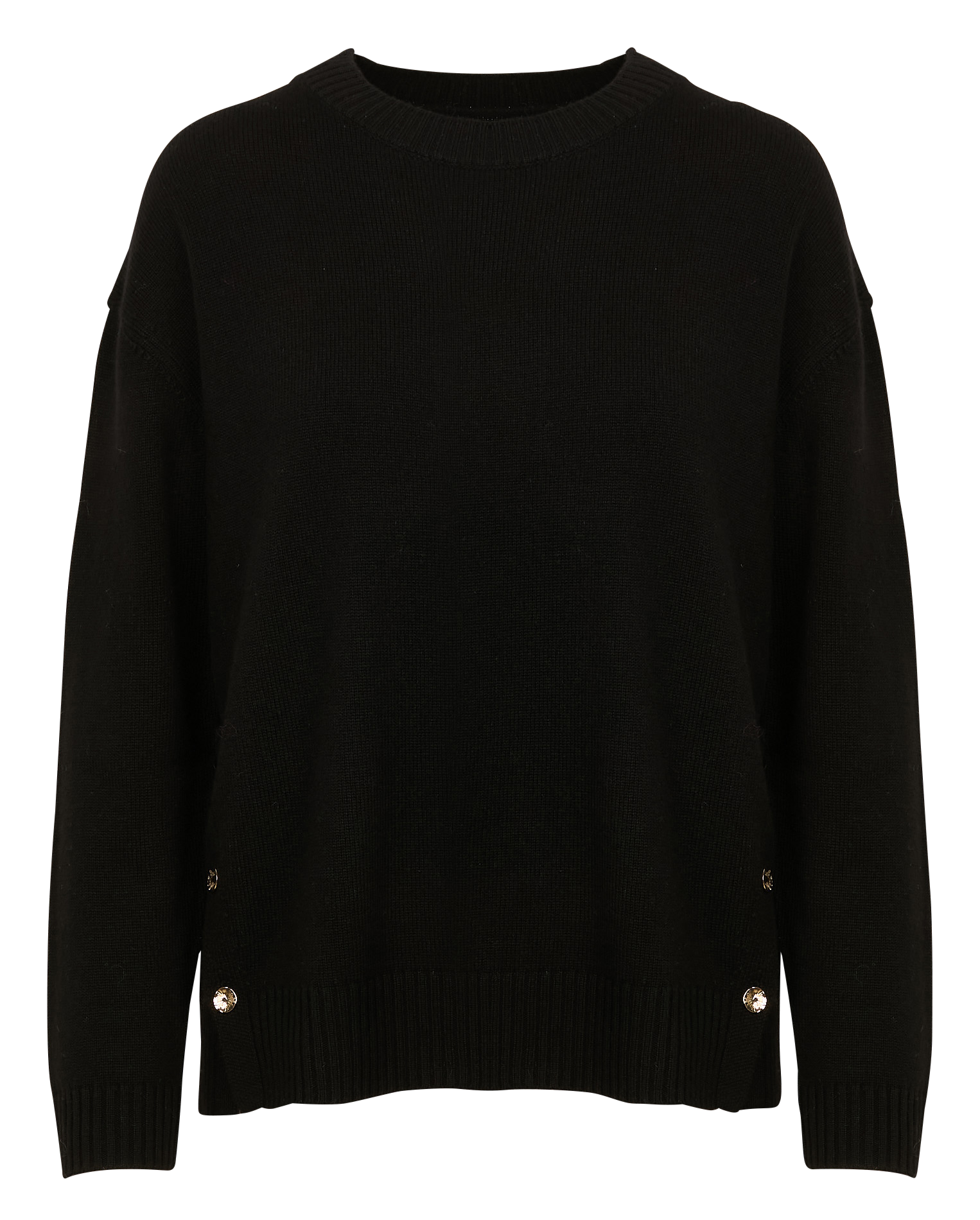 ARIGATO - Pull col rond en laine | Noir