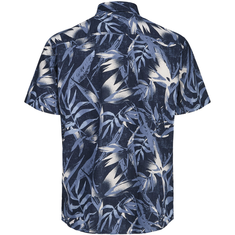 Køb Jack & Jones Junior Navy Blazer Jjhonolulu Aop Skjorte Ss Jnr