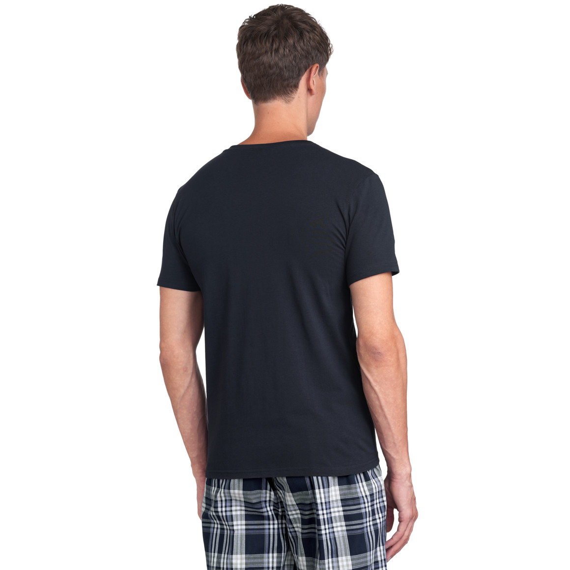 VanVaan 2 Herren T-Shirts mit V-Ausschnitt dunkelblau