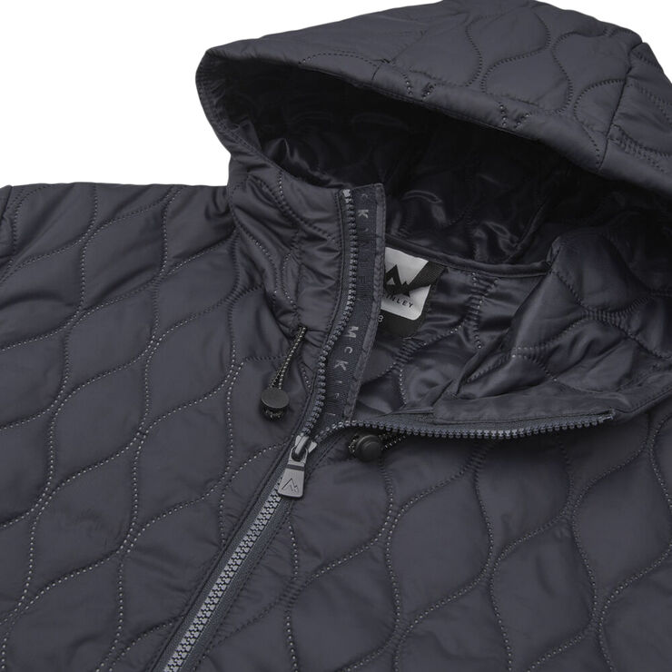 MCKINLEY Line Hood Quilt jakke Blå