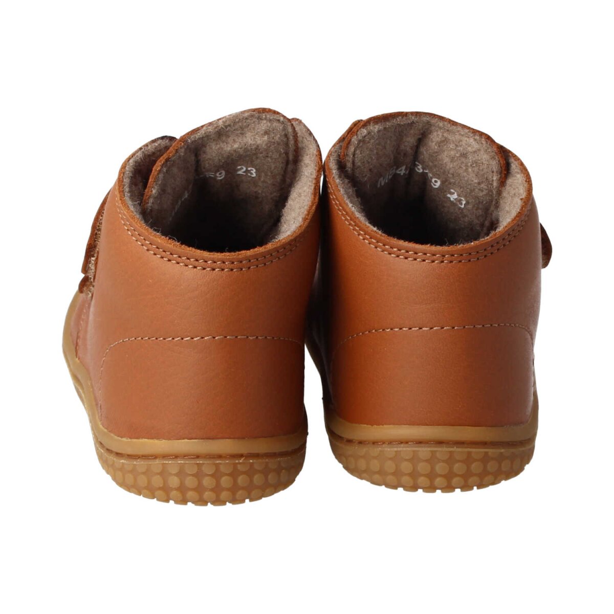 MB4213-F9 chestnut SOFT-FEET BIO nappa fleece velcro Weite/M