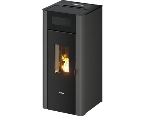 FreePoint Amaranto 9 pelletkachel, staal antraciet, 8,5 kW