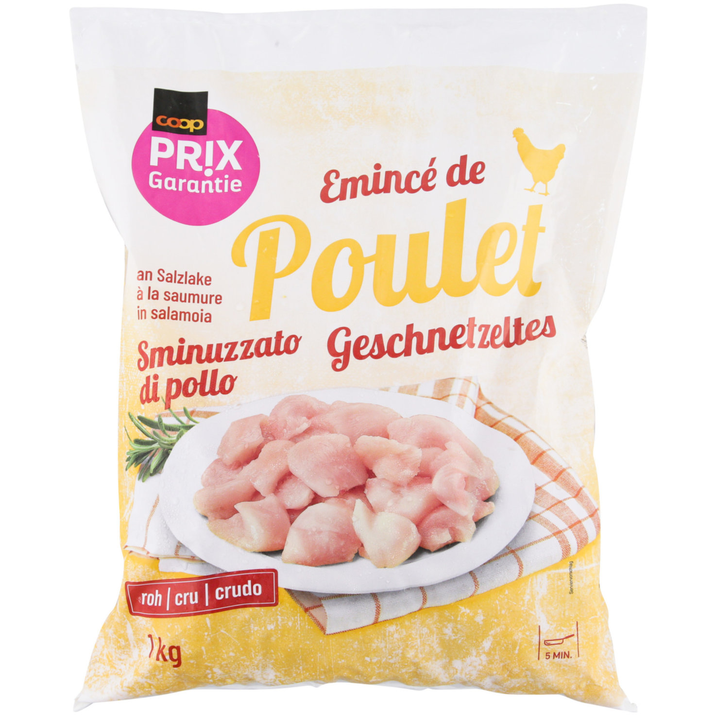Prix Garantie Poulet-Geschnetzeltes
