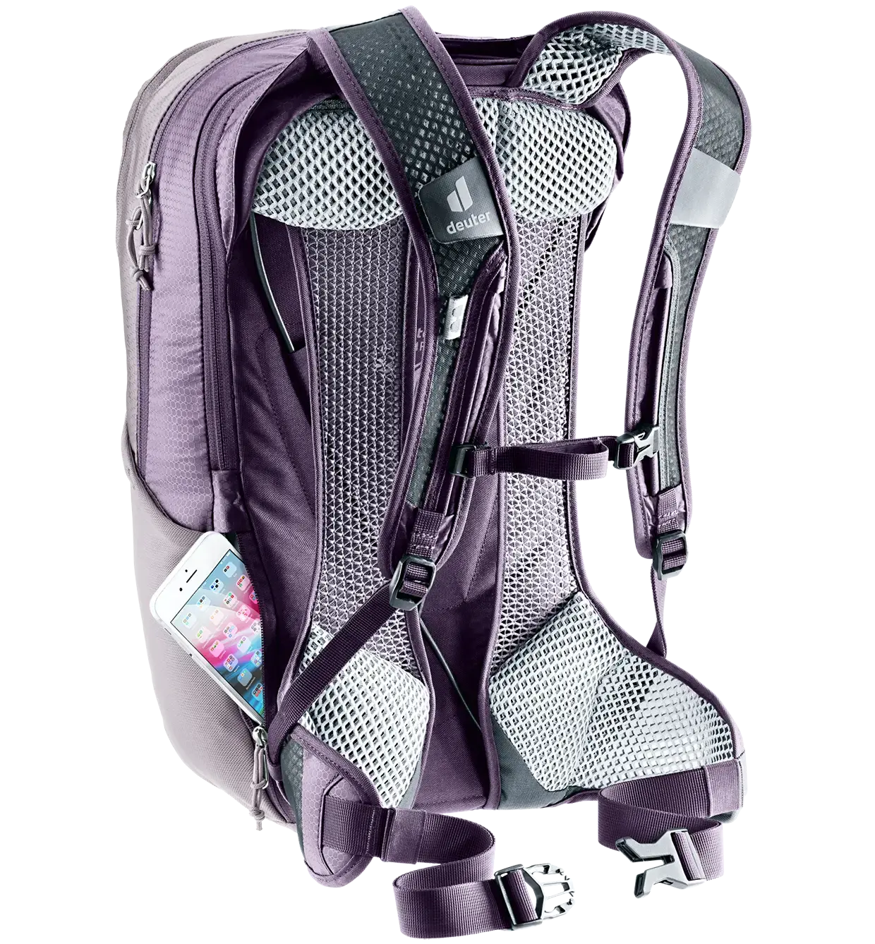 Deuter Race Air 14+3 Fietsrugzak Paars