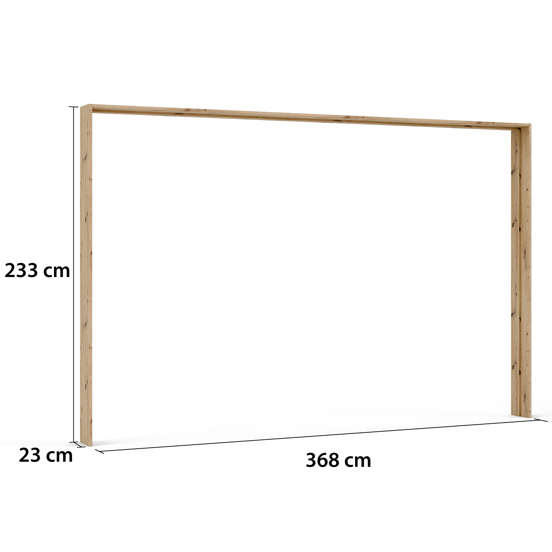 Passepartout - Artisan Eiche - 368 cm breit