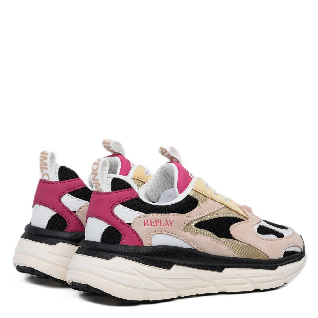 REPLAY Christal JR girl 6chunky sneakers beige/zwart
