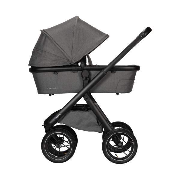 Dubatti One E5 Kinderwagen 2-in-1 Frame Black\/Black