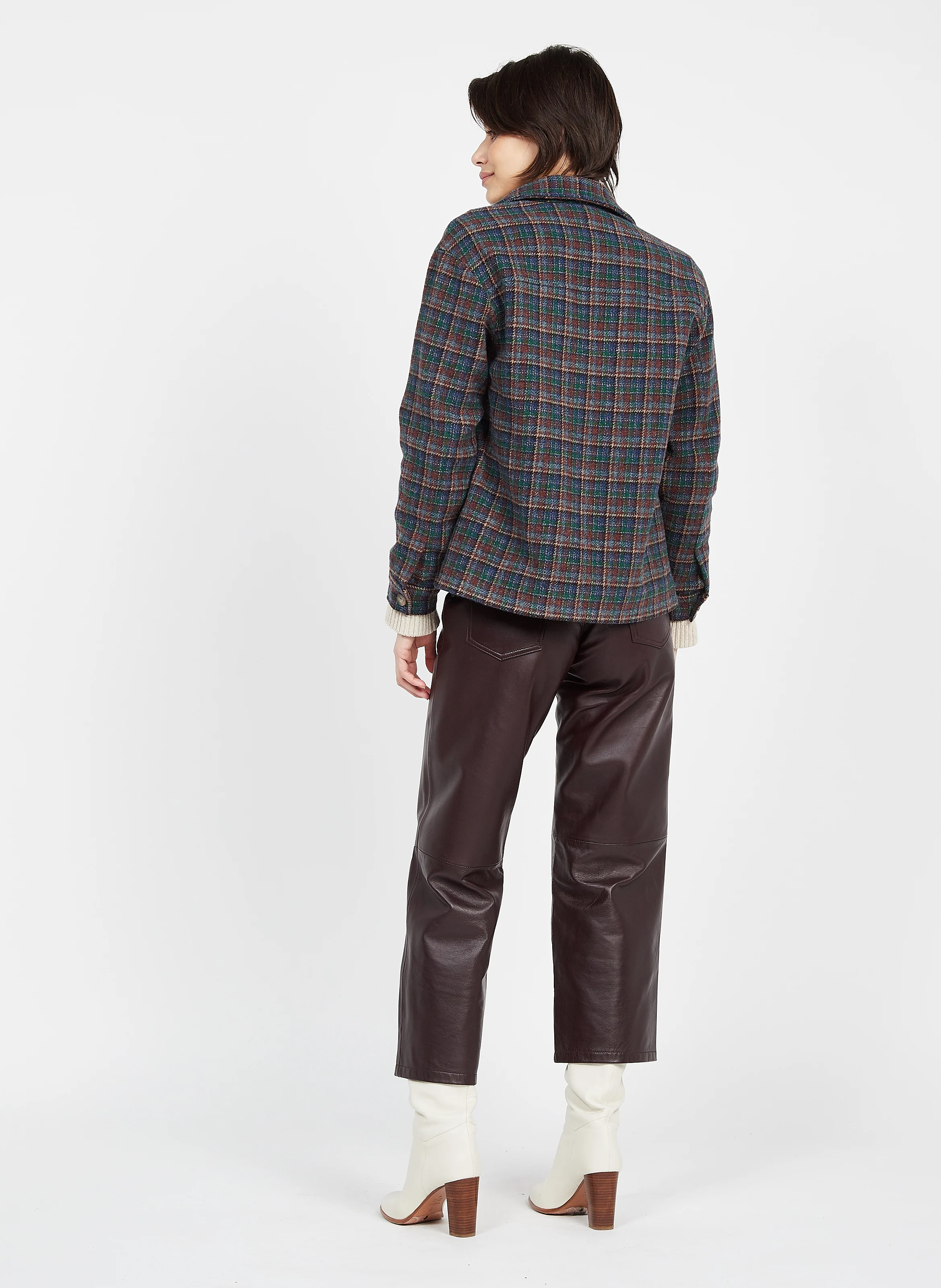 ARISTIDE - Pull col rond en laine mélangée| Beige