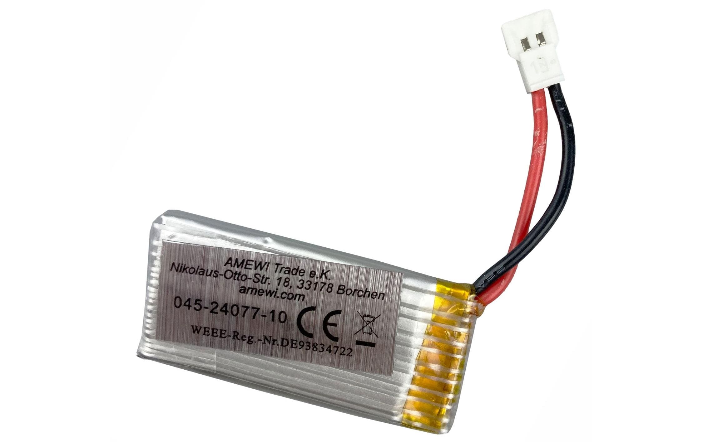 RC-Akku LiPo 300 mAh 3.7 V 25CErsatz Akku zu Amewi SU27, AMB74, AM38, J-11, F16B