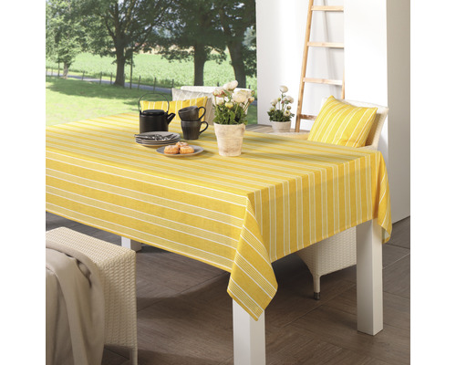 Buitentafelkleed Bilbao curry 130 x 160 cm