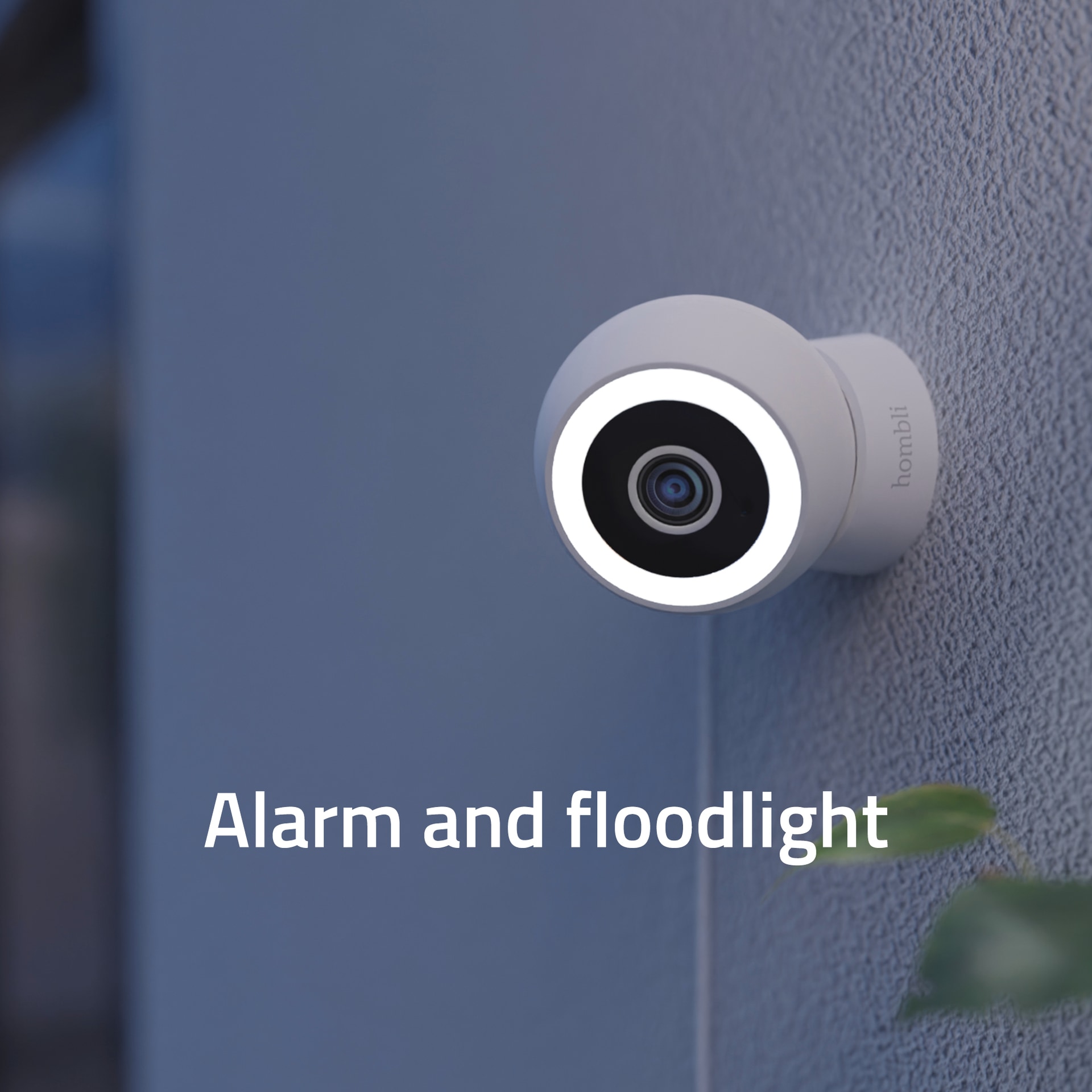 Hombli Überwachungskamera »Smarte Outdoor Kamera« Innenbereich Magnetische Kugelgelenkhalterung, Nachtsicht