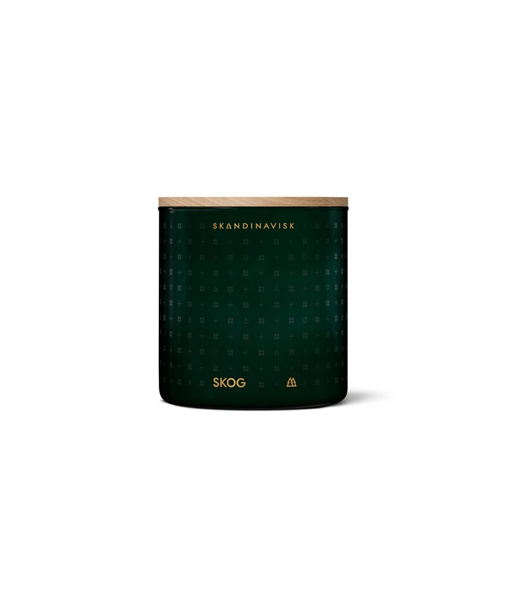 Skandinavisk  Skog duftlys, 400g. - Forrest Green
