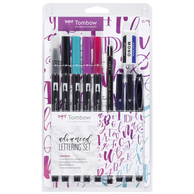 Tombow Lettering Set, 10-teilig, assortiert