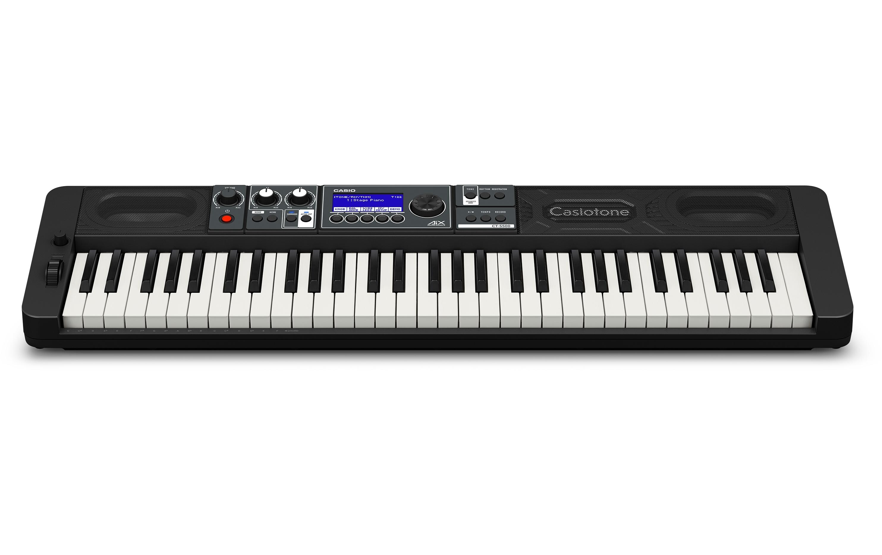 Keyboard CT-S500<br>Keyboard mit 61 Tasten und Sampling-Funktion