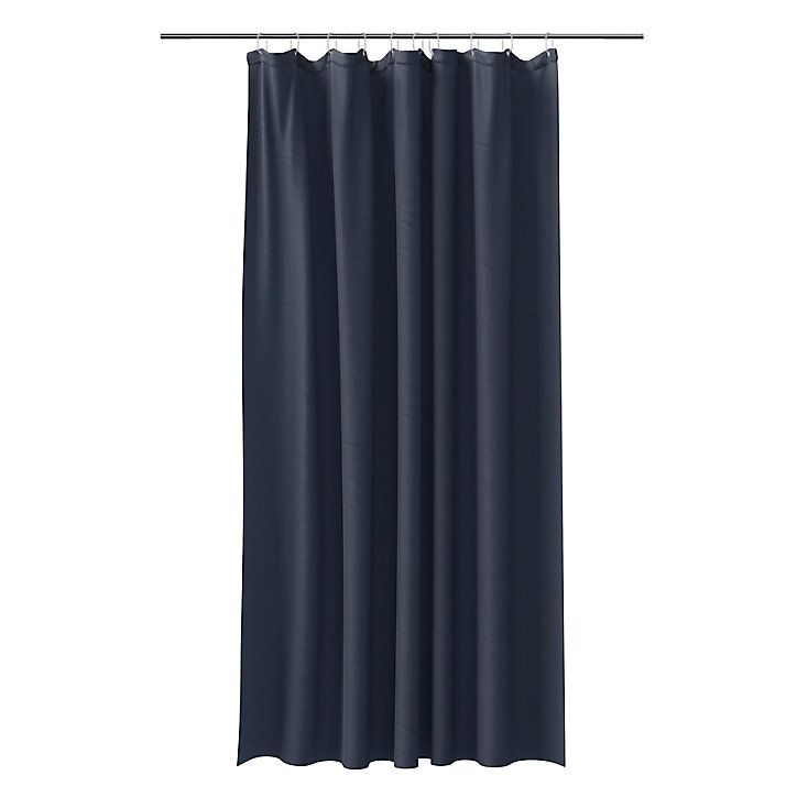 Rideau de douche bleu nuit Koros 180 x 200 cm GoodHome