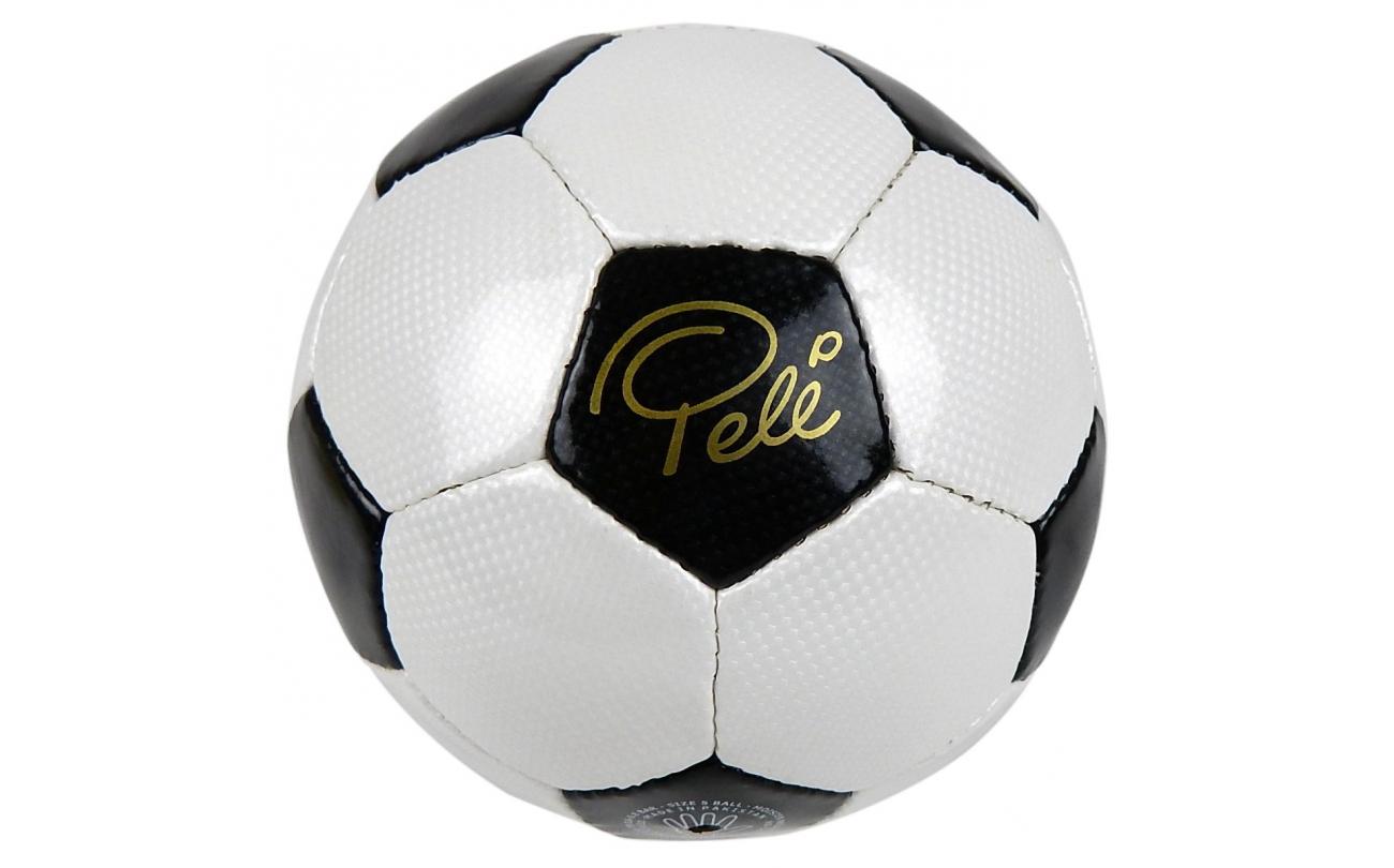 Pele voetbal nr.5 wit/zwart