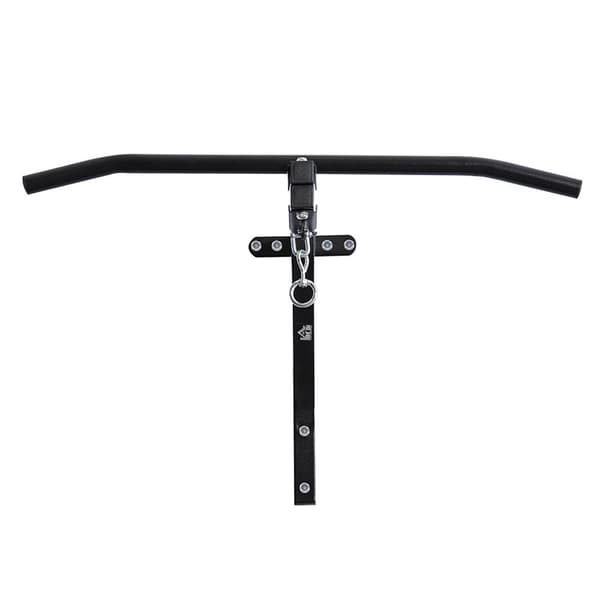 2-1 Design Boksesekkholder Veggmontert Boksesekk Sandsekkholder Opptil 130 Kg Lastekapasitet Hengende Stativ Stål Svart 93 X 47 X 51 Cm