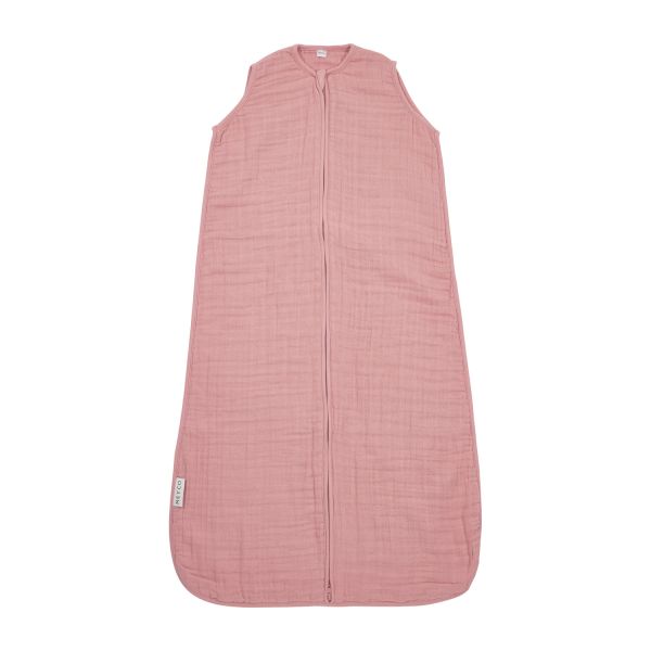 Meyco Baby Hydrofiele Slaapzak  – 90 cm – Old Pink