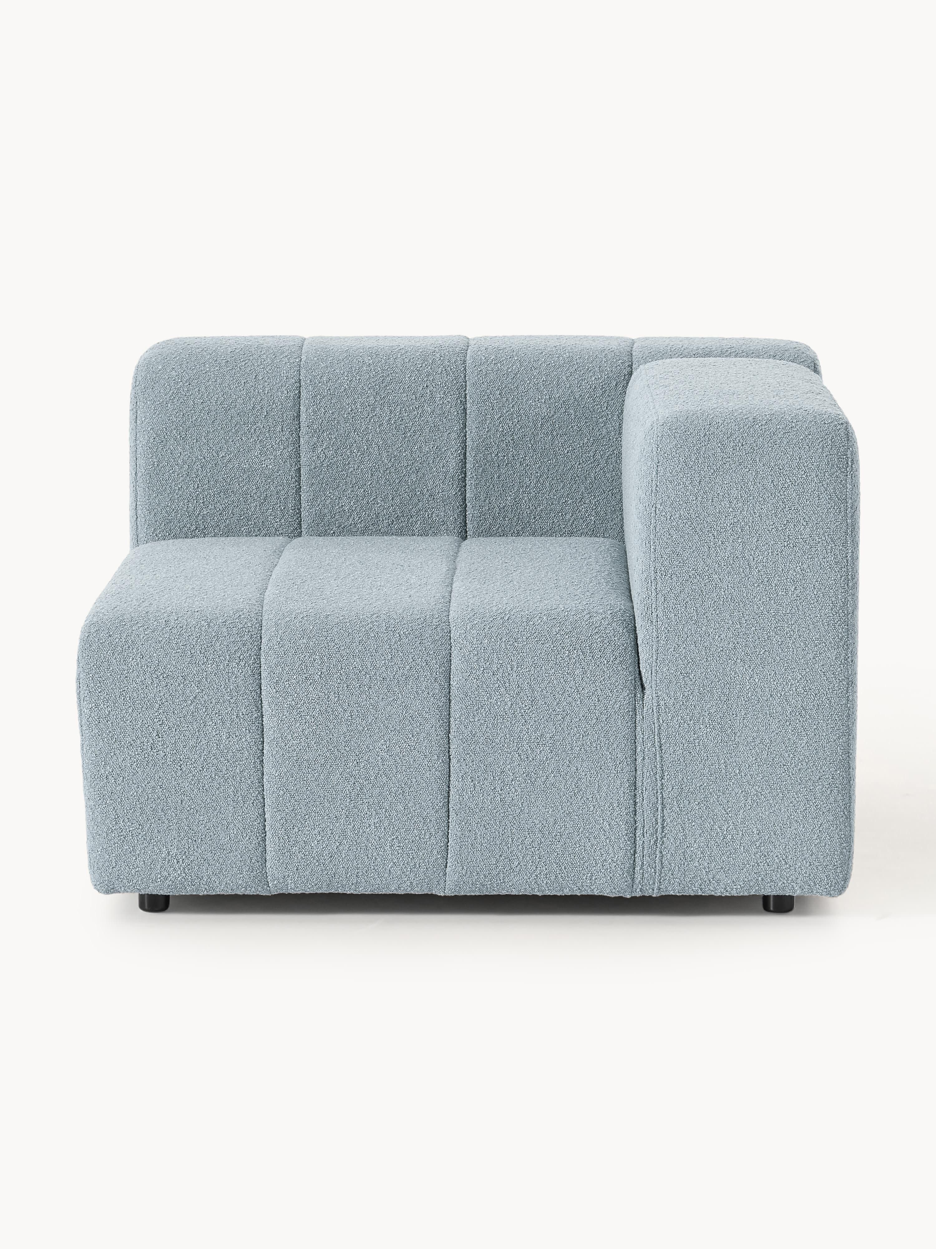 Bouclé hoekmodule Lena