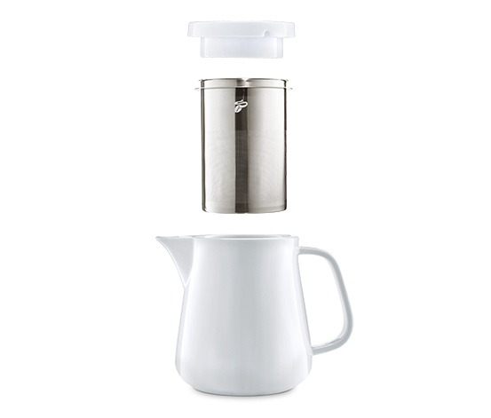 Kaffeebereiter Keramik, rosa