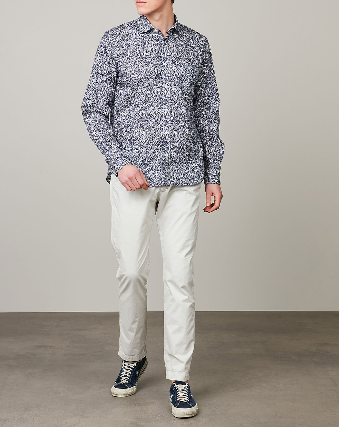 Hartford Chemise regular Paul bleue