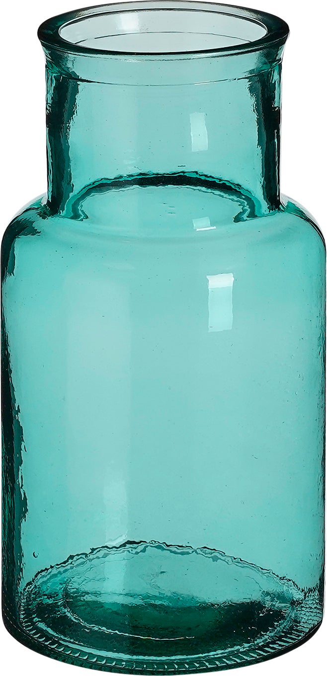 Mica Decorations vaas Garcia blauw D 15 H 28 cm