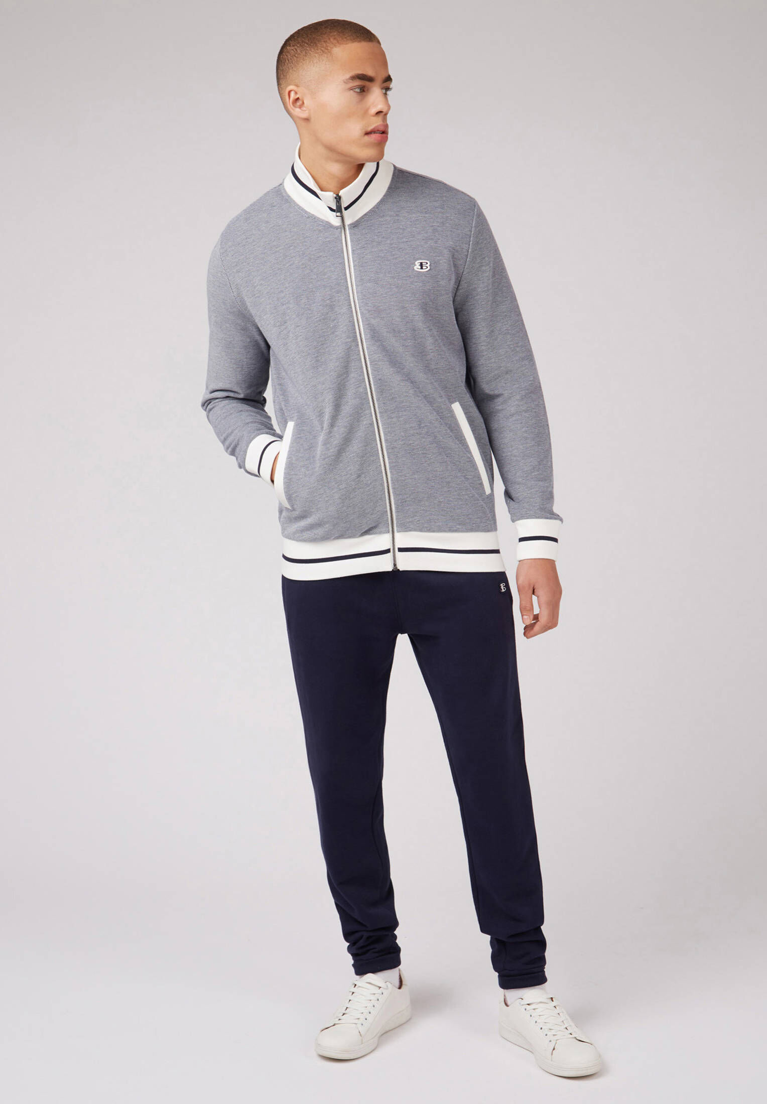 Ben Sherman| Herren Sweatshirt Pique