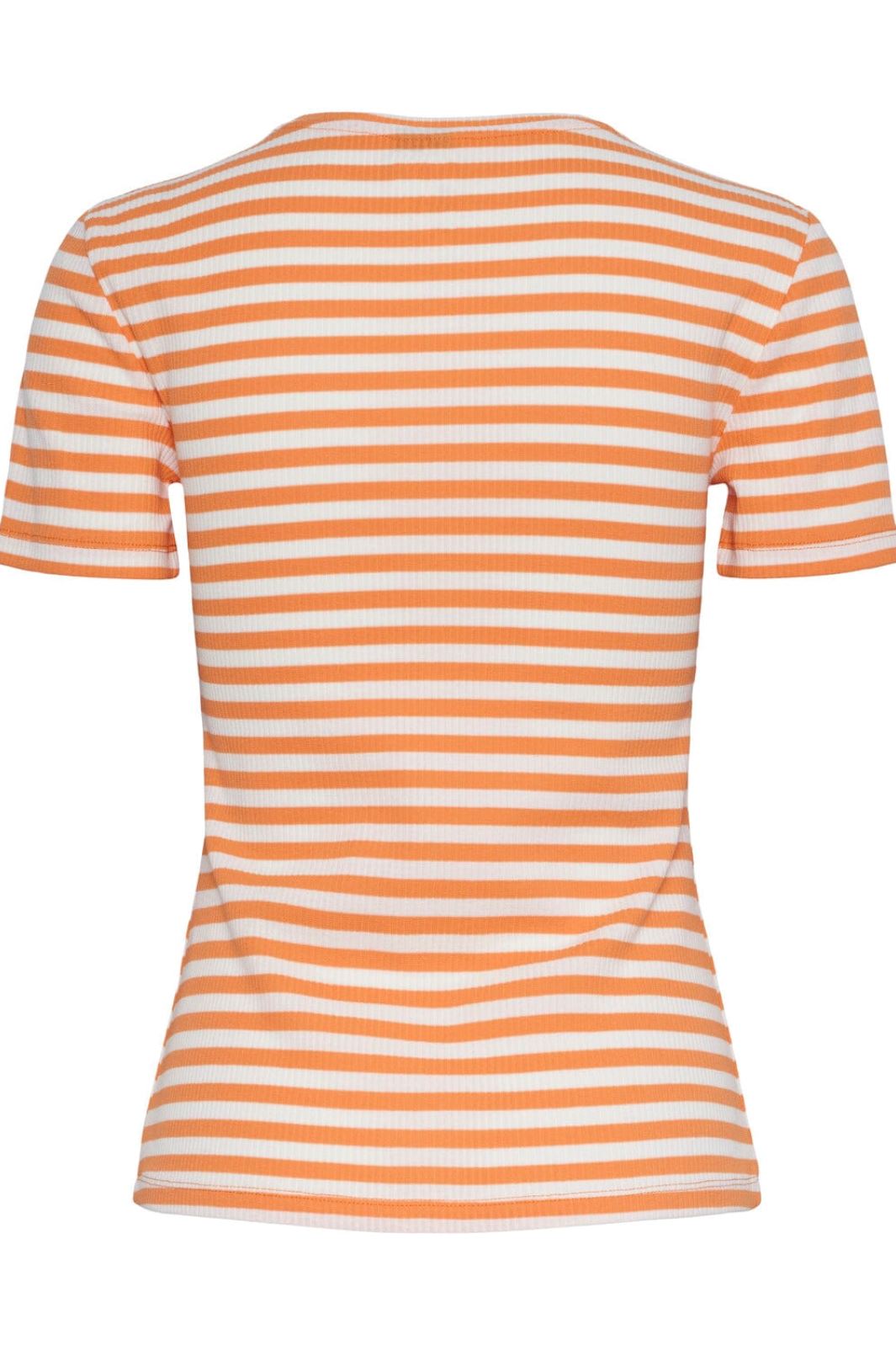 Pieces Pcruka Ss Top 4383233 tangerine cloud dancer