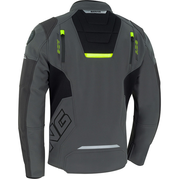 Bering - Blouson Diskor Gris / Jaune fluo