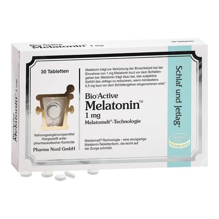 Bio Active Melatonin 1 mg Tabletten, 30 St