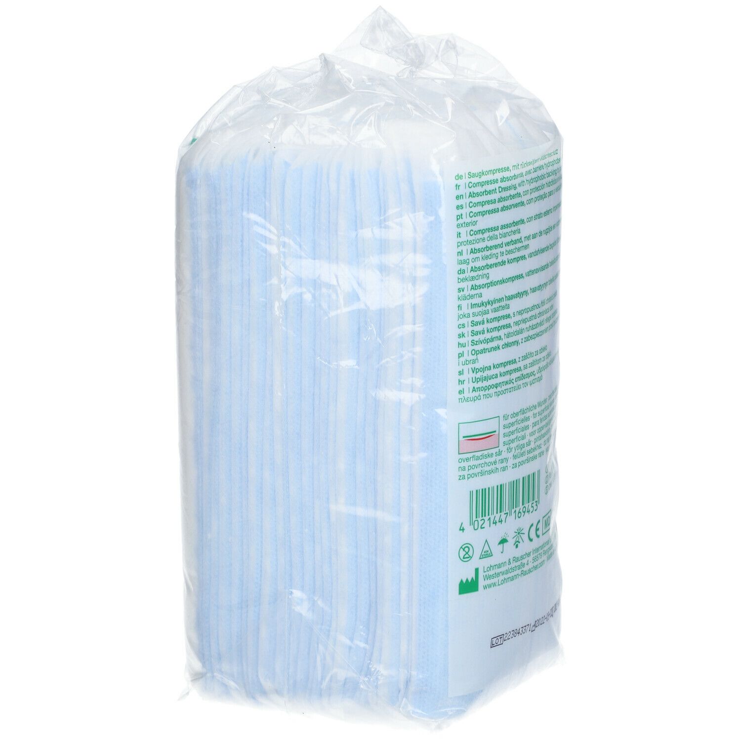 VLIWAZELL Saugkompressen 10 x 20 cm unsteril