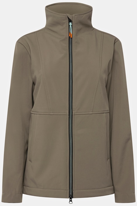 Softshell-Jacke, Fleece-Innenseite, Stehkragen, Zipper