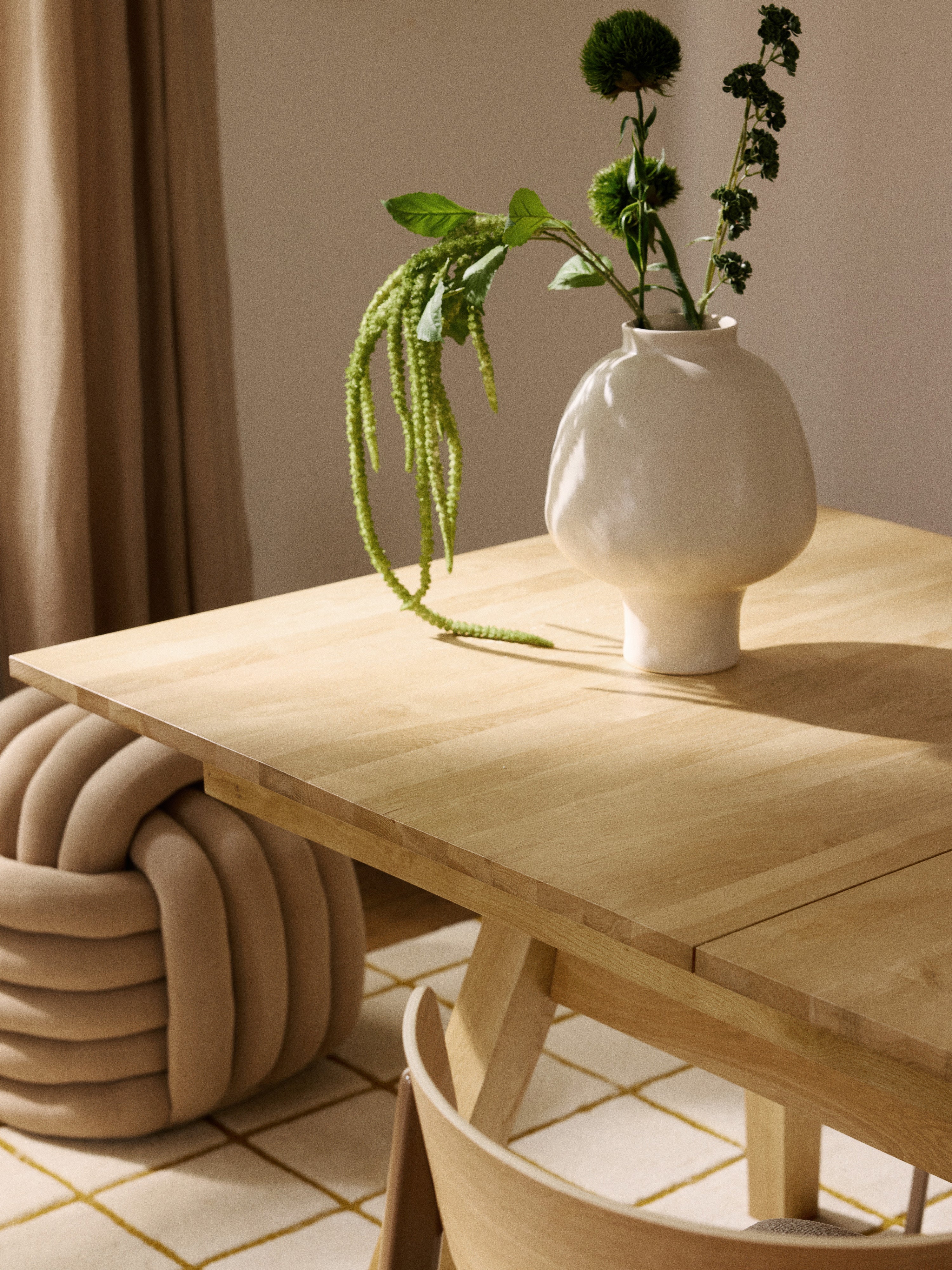 Uitschuifbare eettafel Ethan, in verschillende formaten