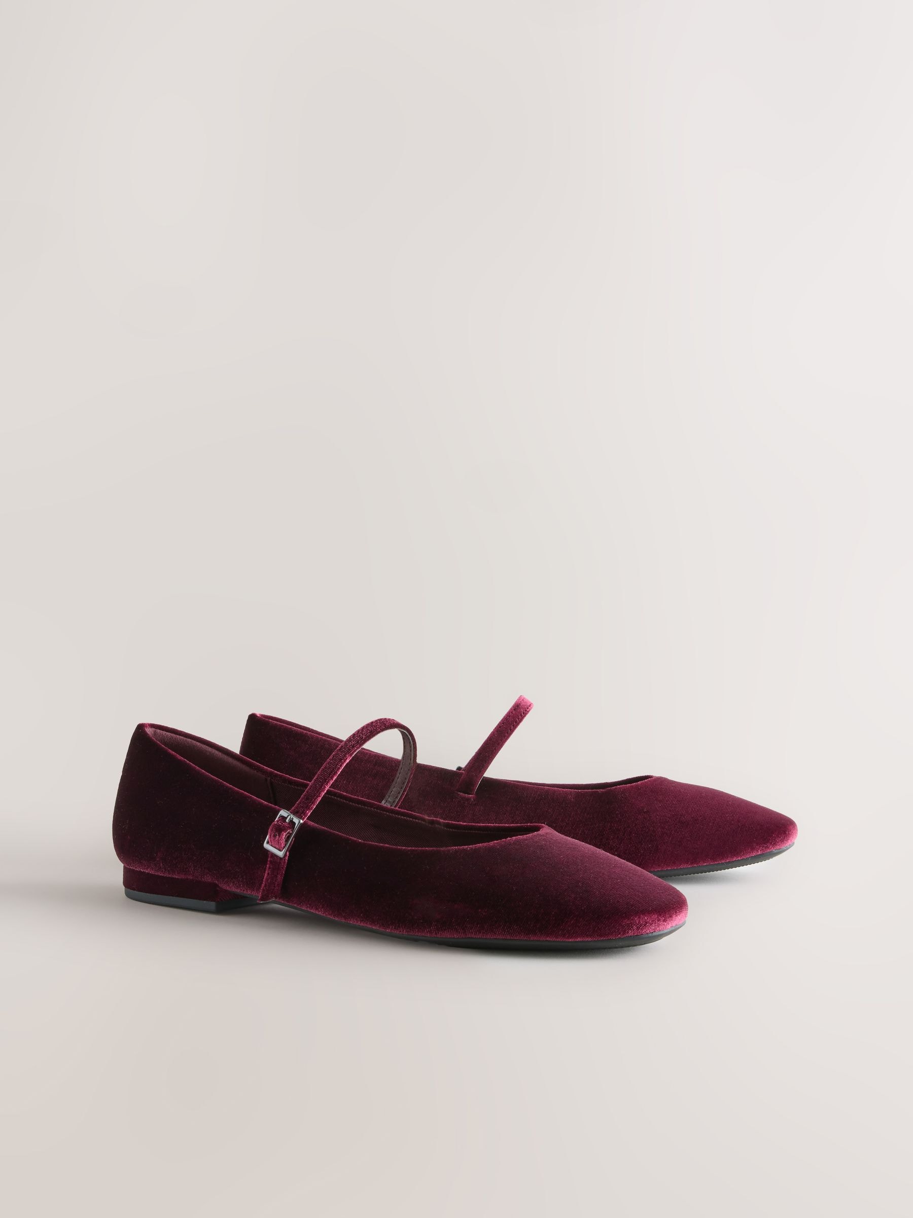 Bordeauxrood - Forever Comfort® Mary Jane-schoenen met vierkante neus