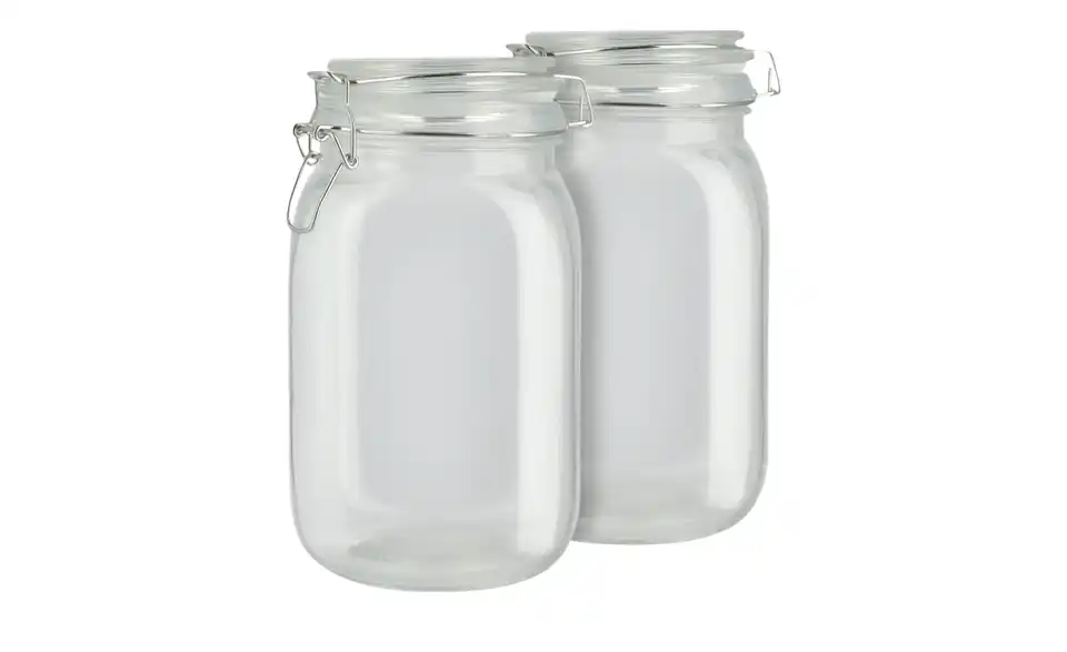 Aufbewahrungsglas 20cm, 2er-Set