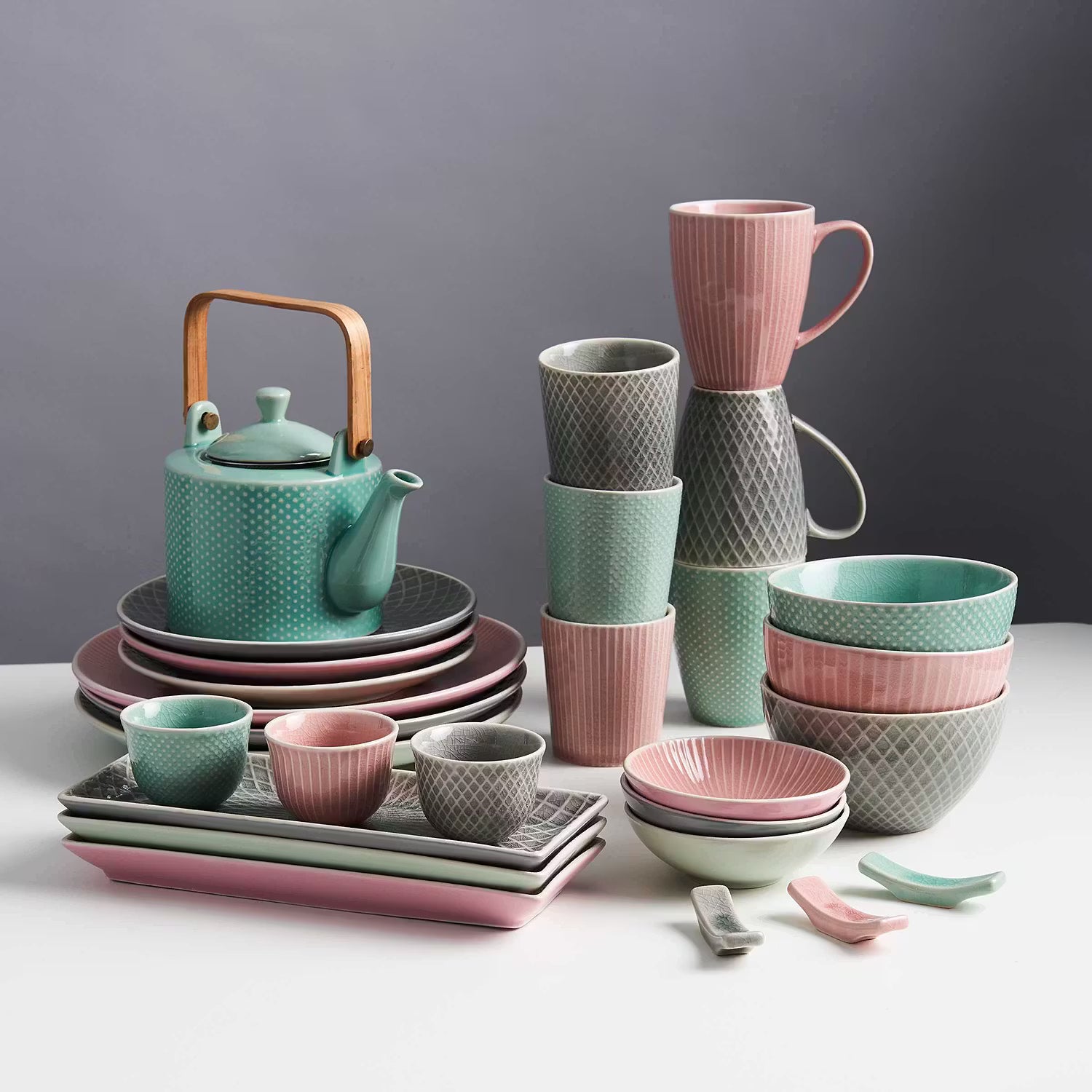 HANAMI Dinnerteller 6er-Set
