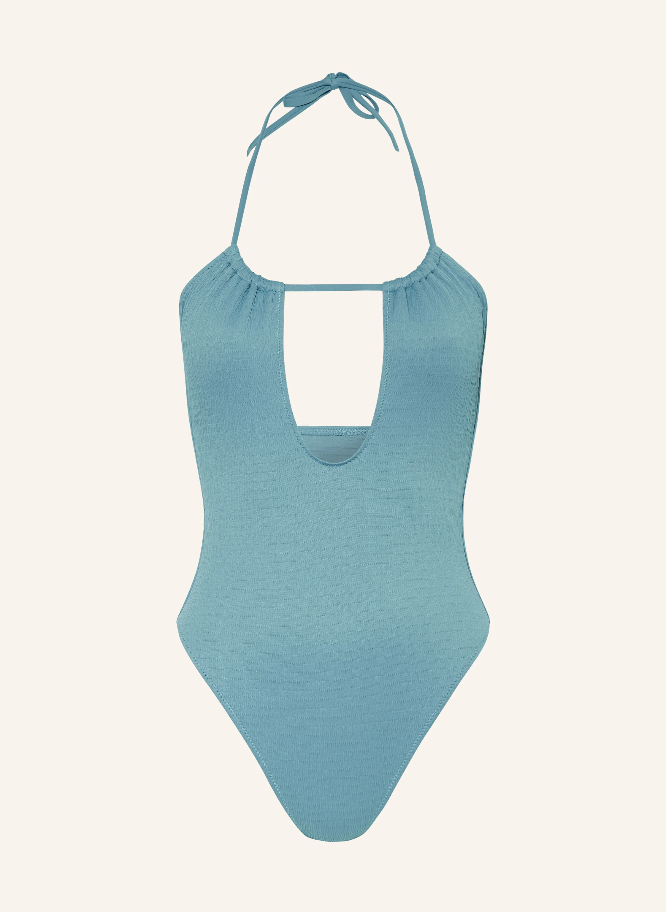 Calvin Klein Set: Neckholder-Badeanzug und Harrgummi
