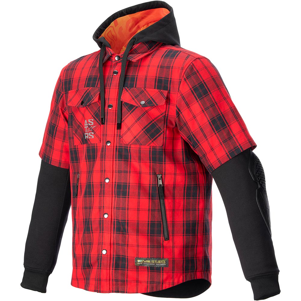 Alpinestars - Surchemise MO.ST.EQ Tartan Rouge / Noir