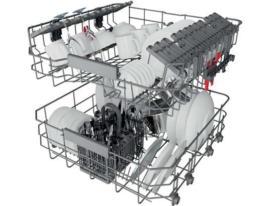 WHIRLPOOL - Lave vaisselle encastrable 60 cm WBC3C26, 8 programmes, bandeau blanc