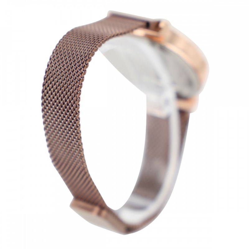 Coffret montre Femme GIORGIO bracelet Acier Marron