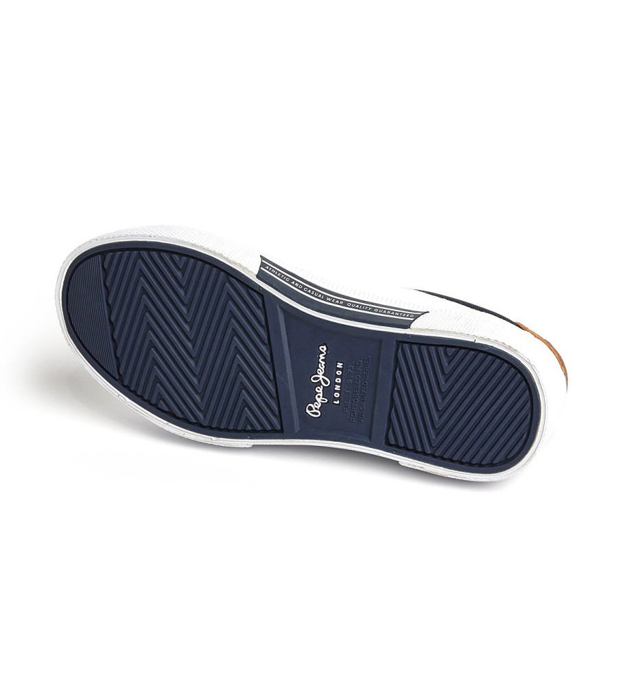 Tênis Pepe Jeans Kenton Court de couro branco