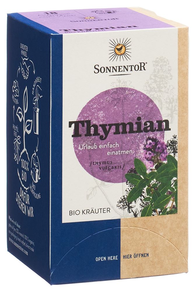 SONNENTOR Thymian Tees BIO Btl 18 Stk