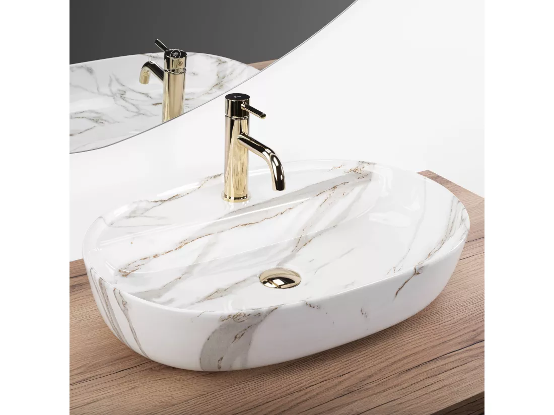 Vasque À Poser Rea Aura Beige