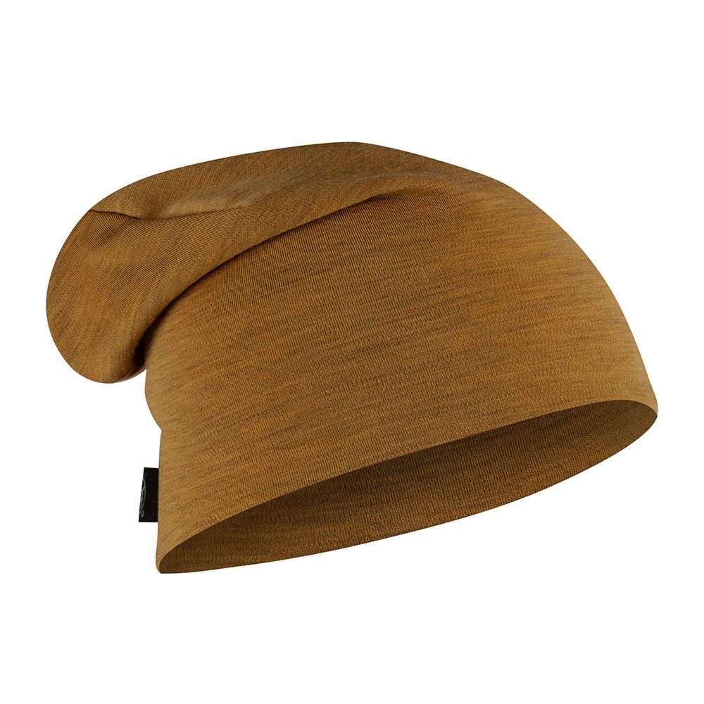 Buff MERINO HEAVYWEIGHT - Bonnet solid mustard