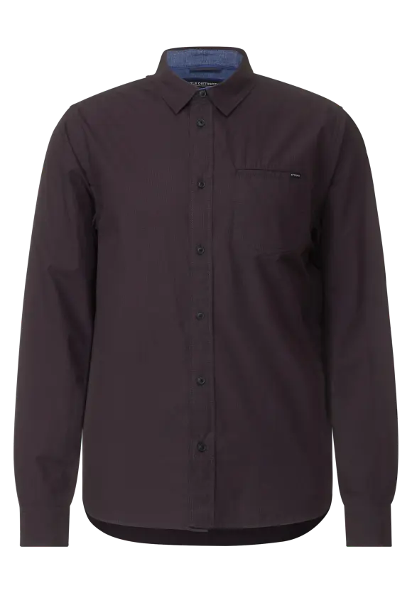 Cooles Baumwollhemd - ink red