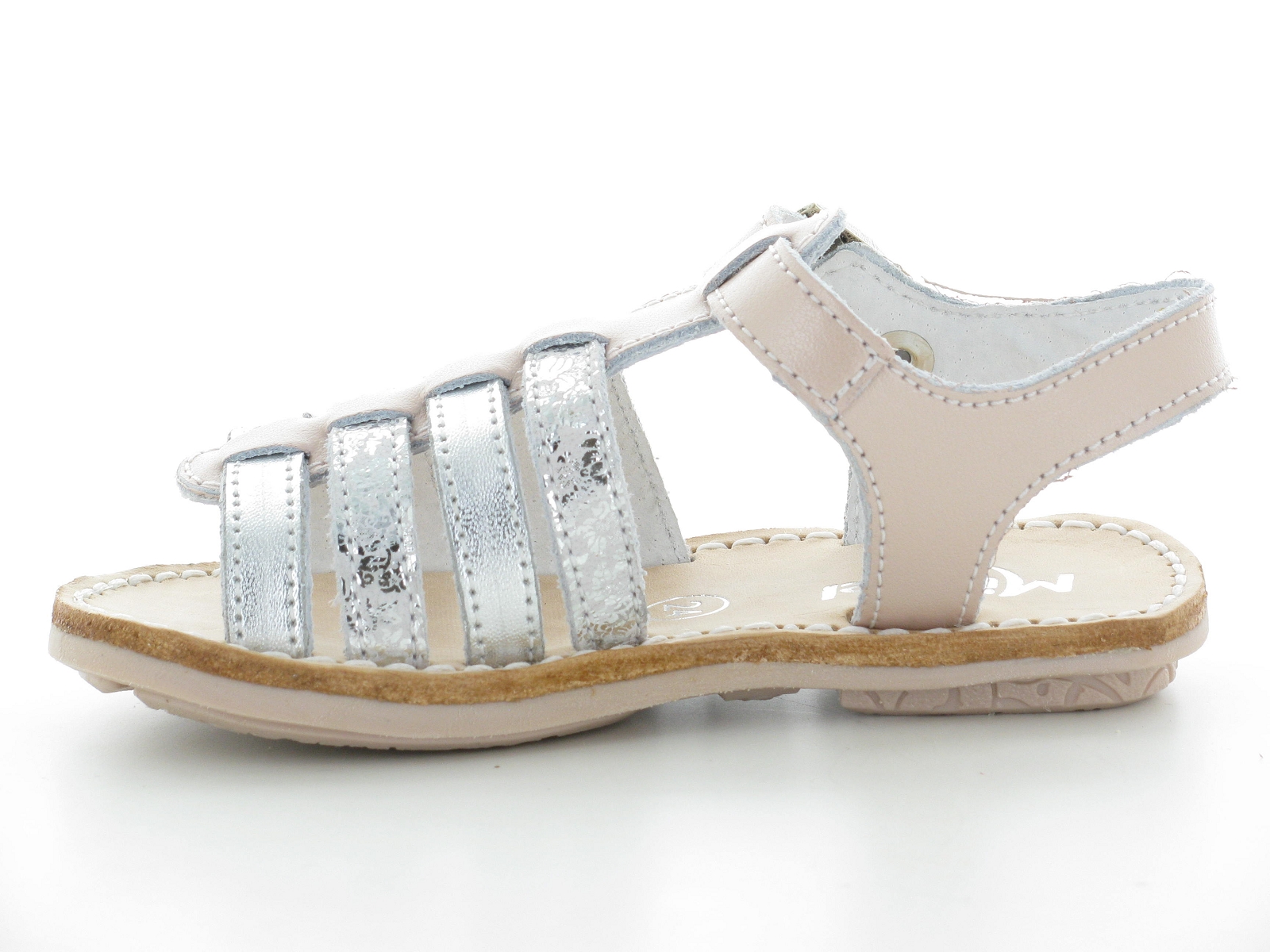 Minibel 4-CHANA Cuir Rose Pâle