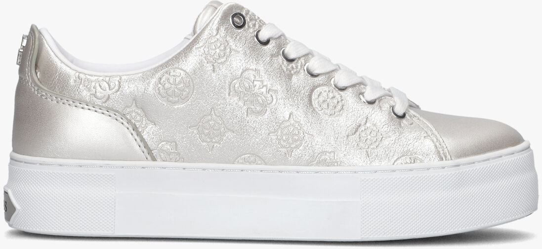 GUESS zilveren guess lage sneakers gianele