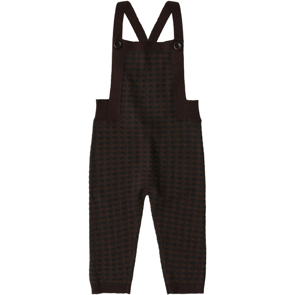 Køb FUB Mocca/Dark Navy Baby Checked Smækbukser